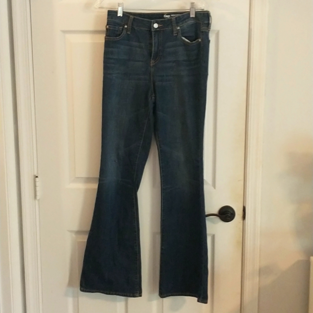 Gap 1969 High Rise Flare Jeans